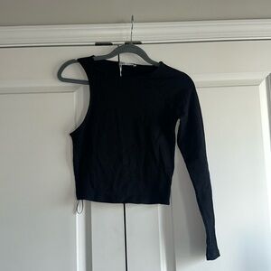 Zara one shoulder top. Size M. NWT.